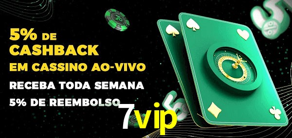 Promoções do cassino ao Vivo 7vip